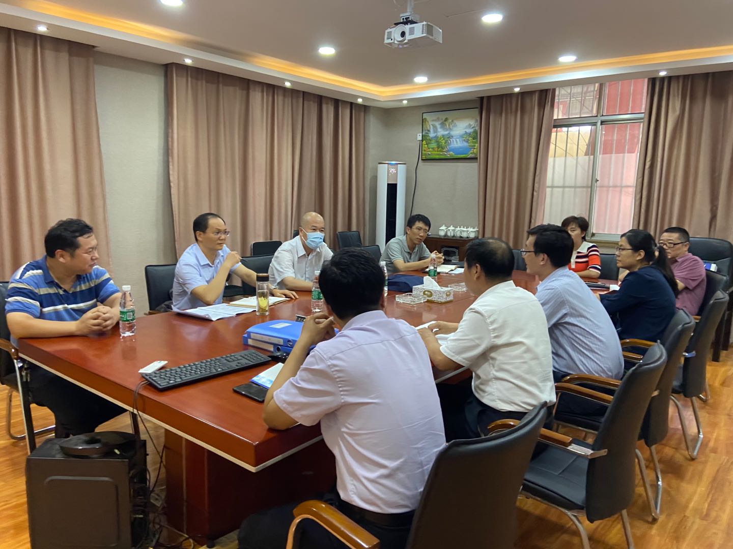 省总工会联合调研组来星空官网首页集团调研